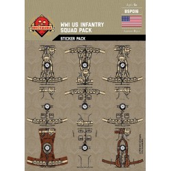 WW1 -US Infantry - Sticker Pack